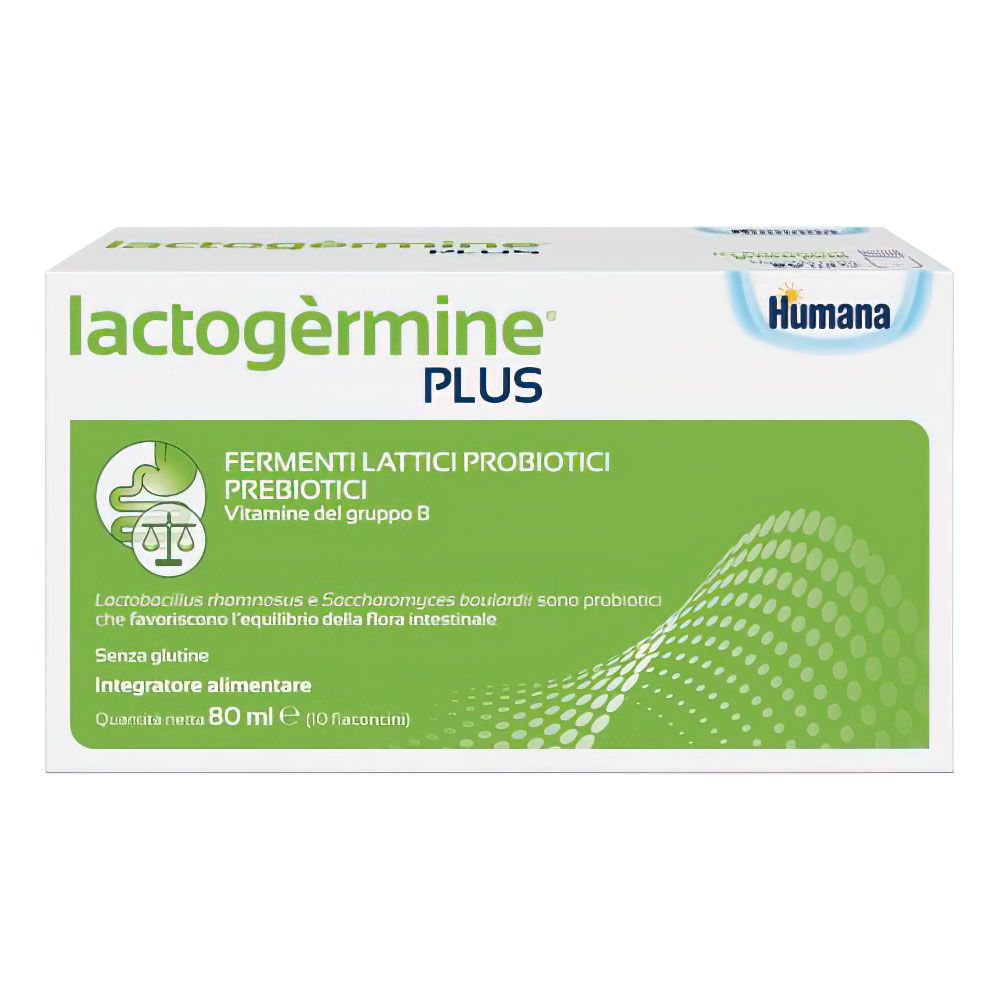 Humana Lactogermine Plus Fermenti Lattici 10 Flaconi