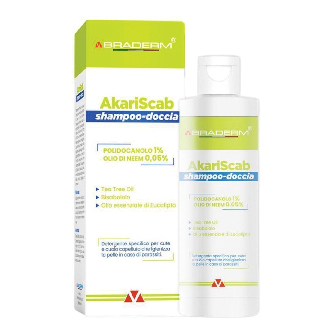 image - 986740785 - AKARISCAB SHAMPOO DOCCIA 150 ML BRADERM - 4840912_1.jpg