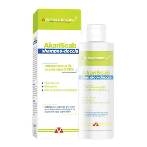 image - 986740785 - AKARISCAB SHAMPOO DOCCIA 150 ML BRADERM - 4840912_1.jpg