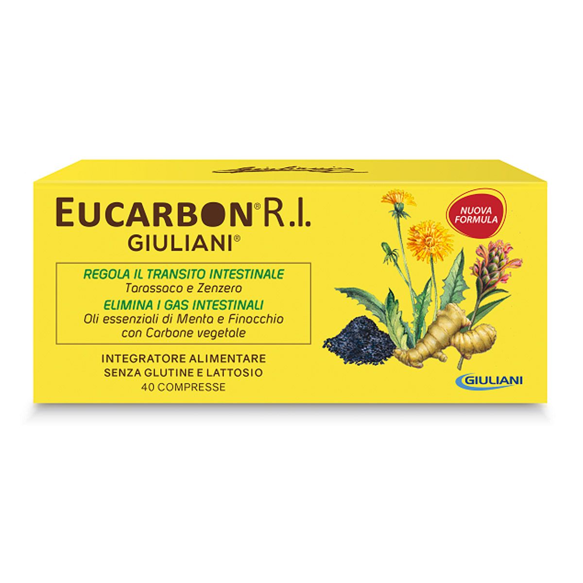 Eucarbon Ri integratore salute intestinale 40 Compresse