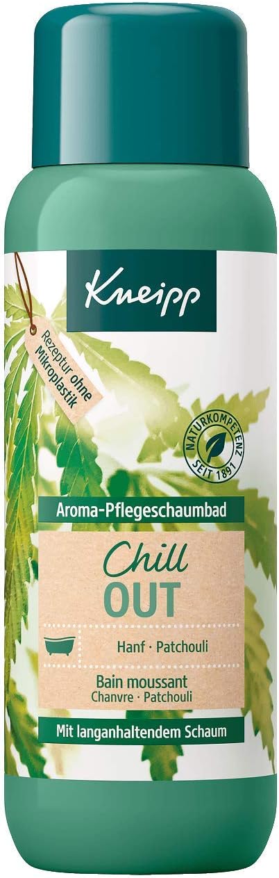 Kneipp Chill Out Bagno schiuma Aromatico Canapa Patchouli 400ml