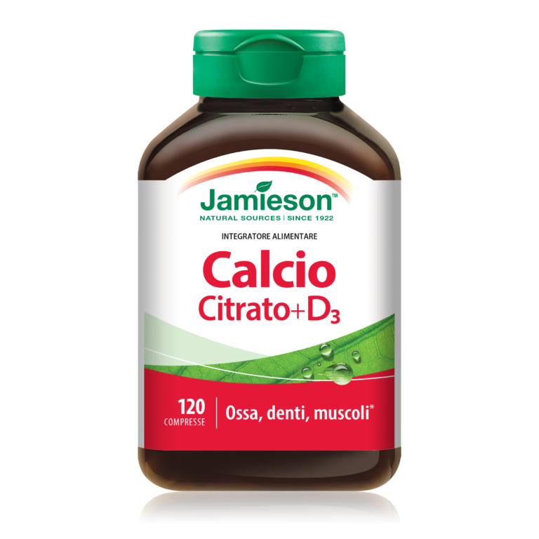 Jamieson Calcio Citrato+ Vitamina D3 120 Compresse