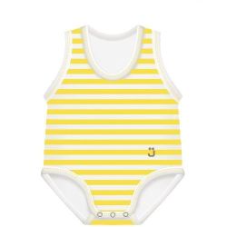 986463141 - J Bimbi Body Neonato Estivo Fresco 0-36 Mesi Bio Cotton Righe Giallo Bianco 1 pezzo - 4743089_2.jpg