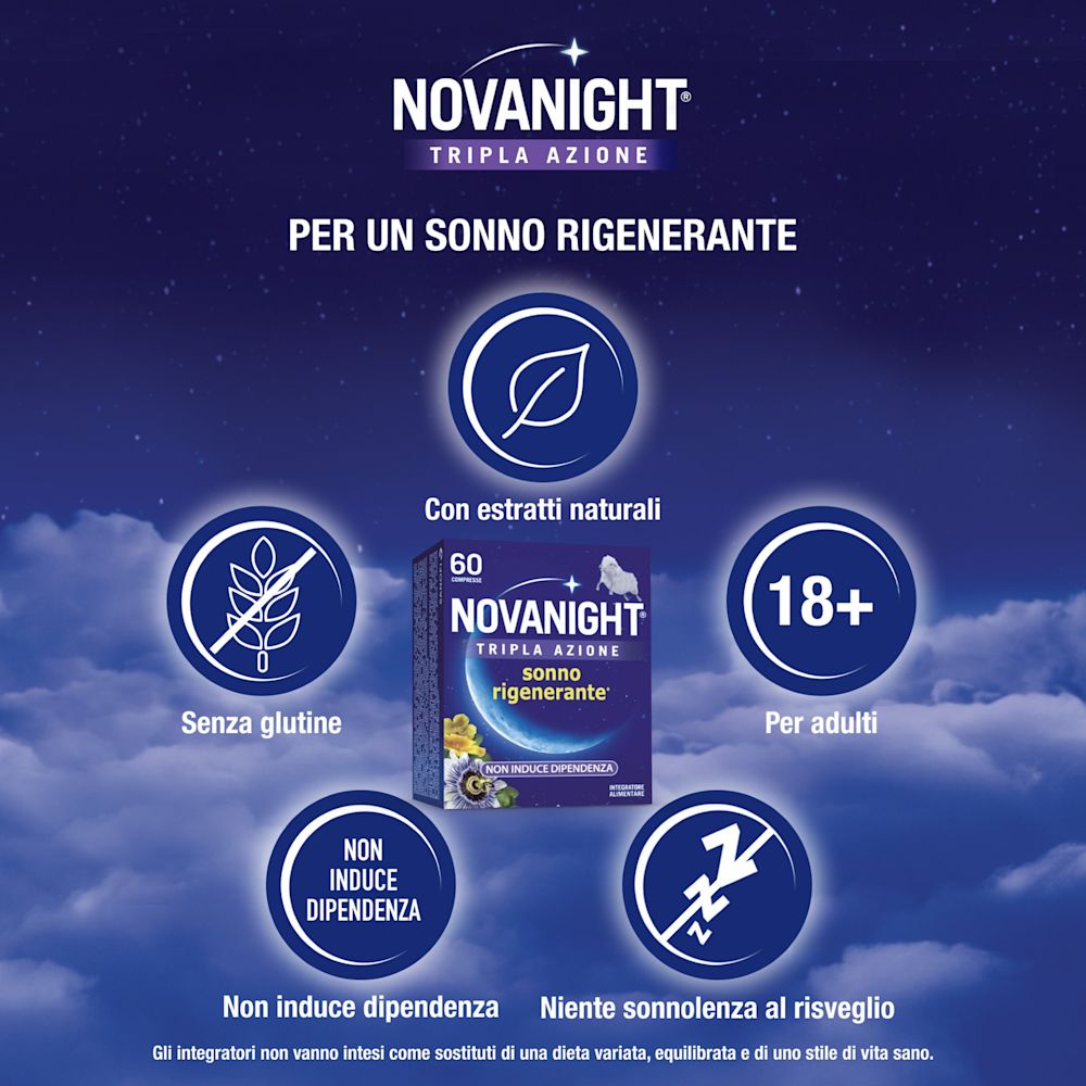 image - 982984852 - NOVANIGHT TRIPLA AZIONE SONNO RIGENERANTE 60 COMPRESSE - 4709077_9.jpg
