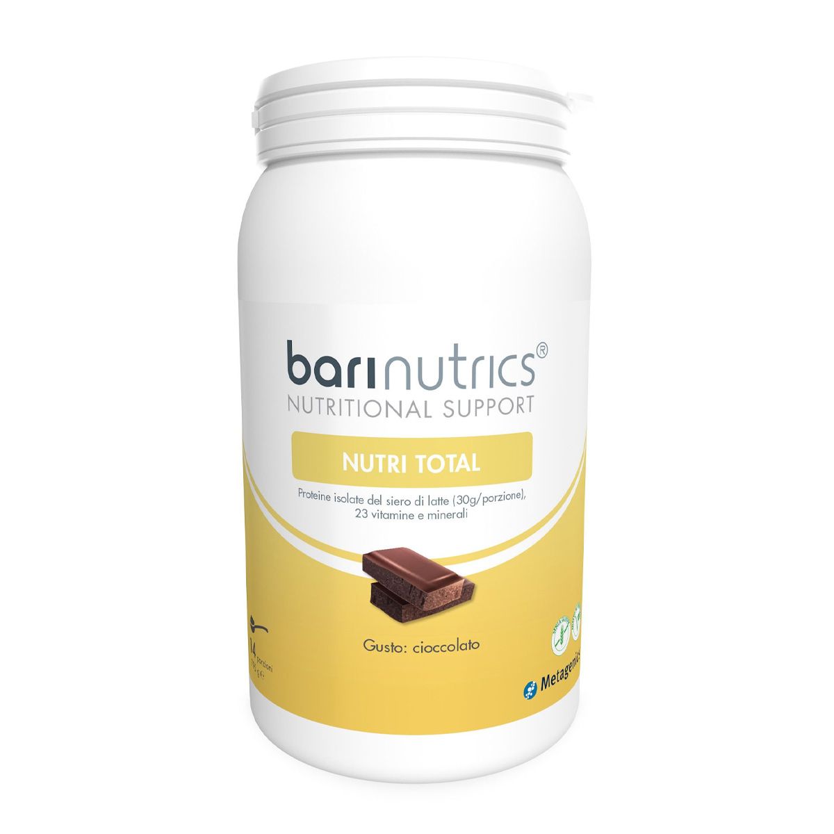 Metagenics Barinutrics Nutritotal Cioccolato Polvere 14 Porzioni