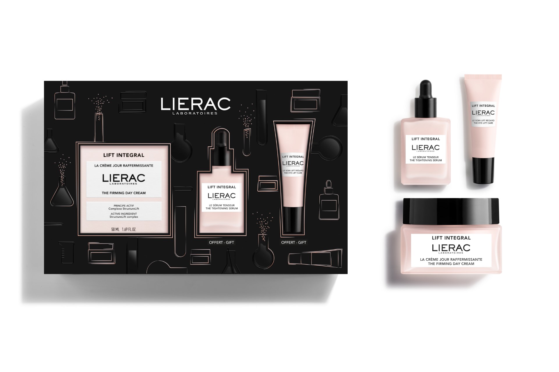 Lierac Lift Integral Cofanetto Crema 50ml + Siero 15ml + Trattamento Occhi 7,5ml