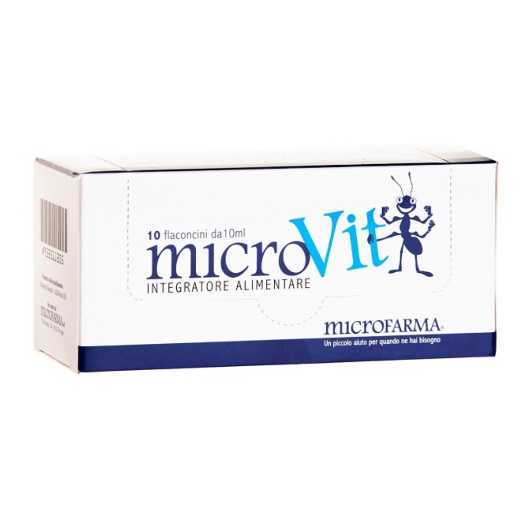 Microvit Integratore Benessere Bambini 10 Flaconcini