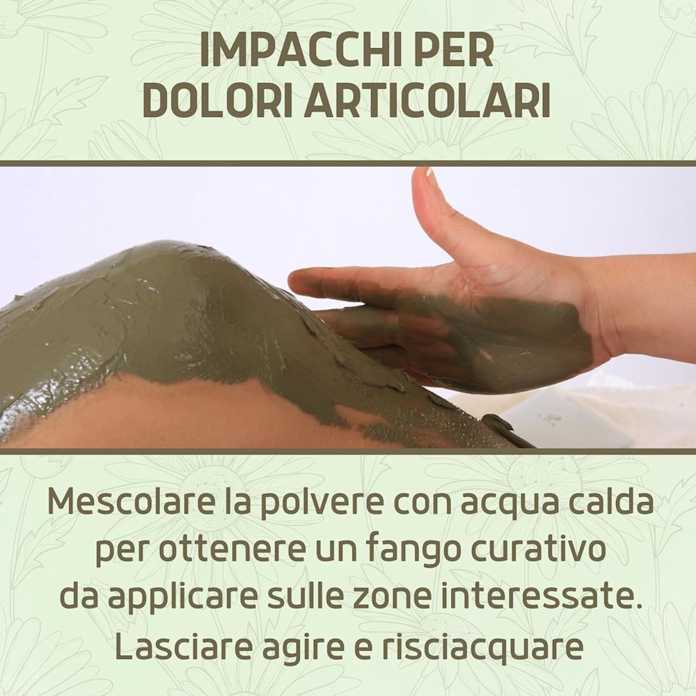 image - 908390812 - Argilla verde superventilata da utilizzare per maschere viso e corpo, cataplasmi, impiastri, bagni, maniluvi e pediluvi. - 4867916_11.jpg