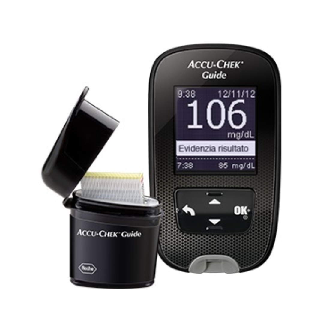 Accu-chek Guide Kit Glucometro + Pungidito Fastclix