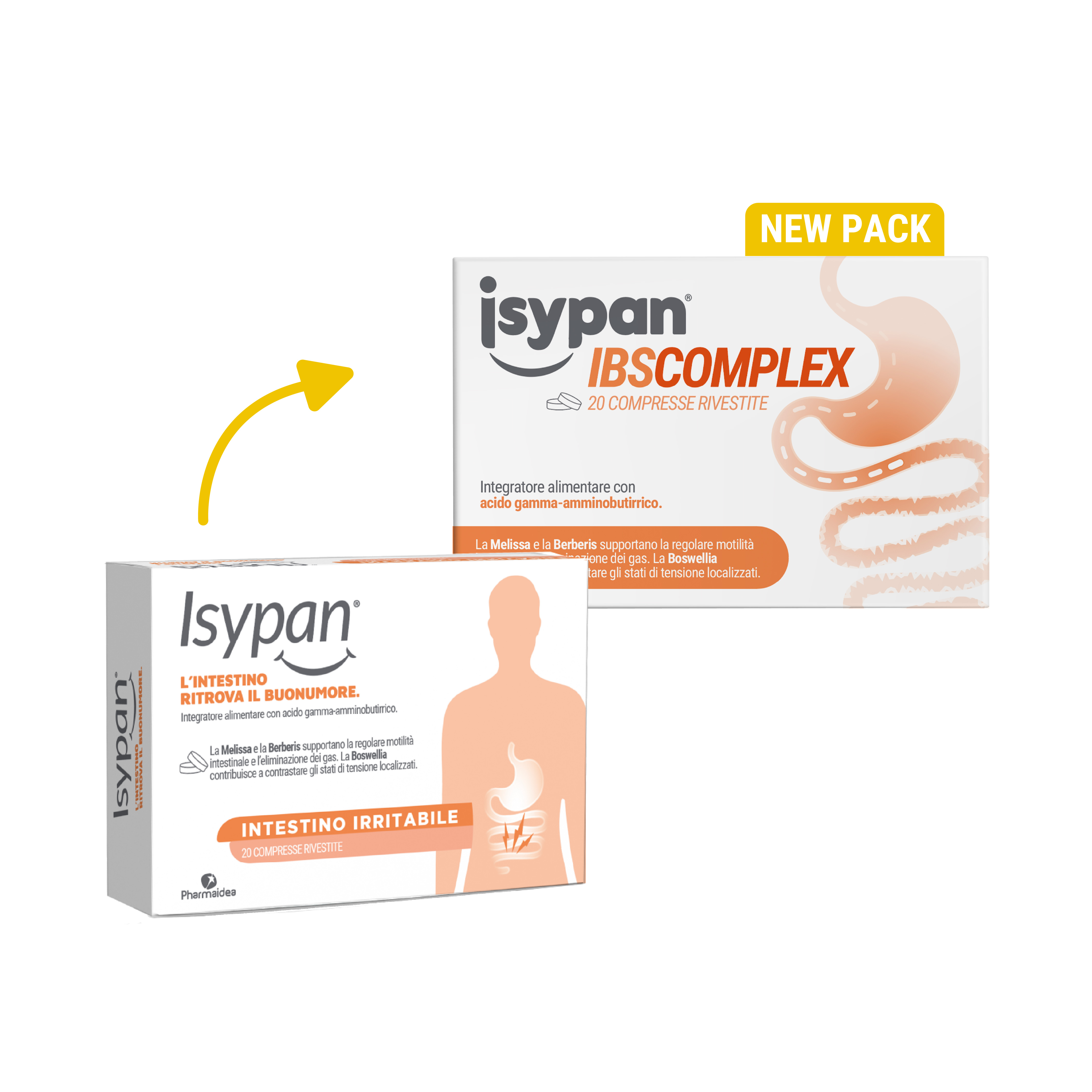 image - 950065920 - ISYPAN IBSCOMPLEX 20 COMPRESSE RIVESTITE DA 1,2 G SENZA GLUTINE SENZA LATTOSIO - 4821442_5.jpg