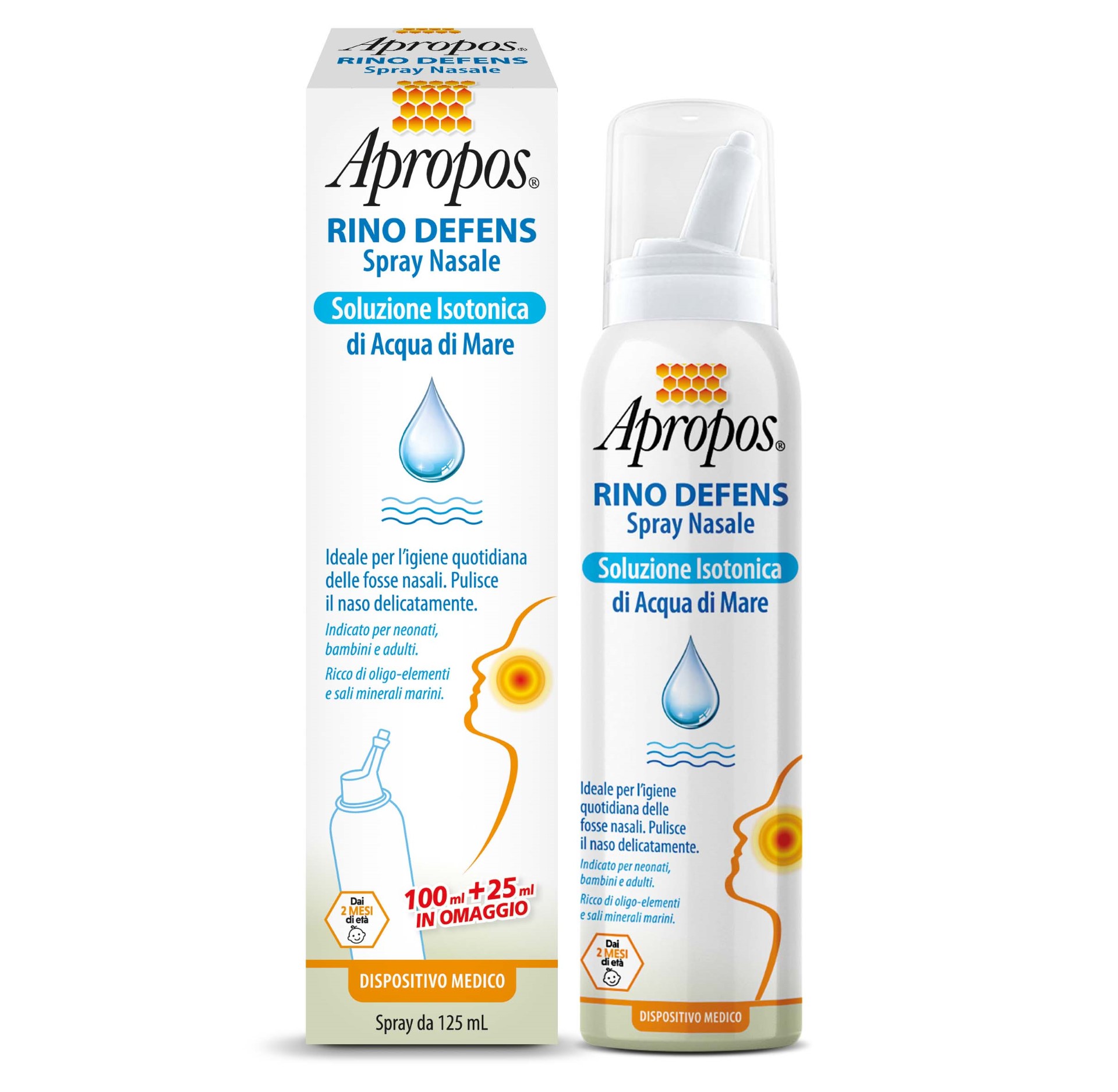 Apropos Rino Defens Spray per il naso Soluzione Isotonica 125ml