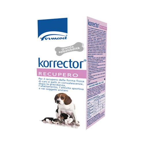 image - 900541956 - Korrector Recupero è un alimento complementare per cani e gatti che supporta il recupero della forma fisica in convalescenza, dopo gravidanza, allattamento, attività sportiva e nei soggetti anziani. - 7889326_2.jpg