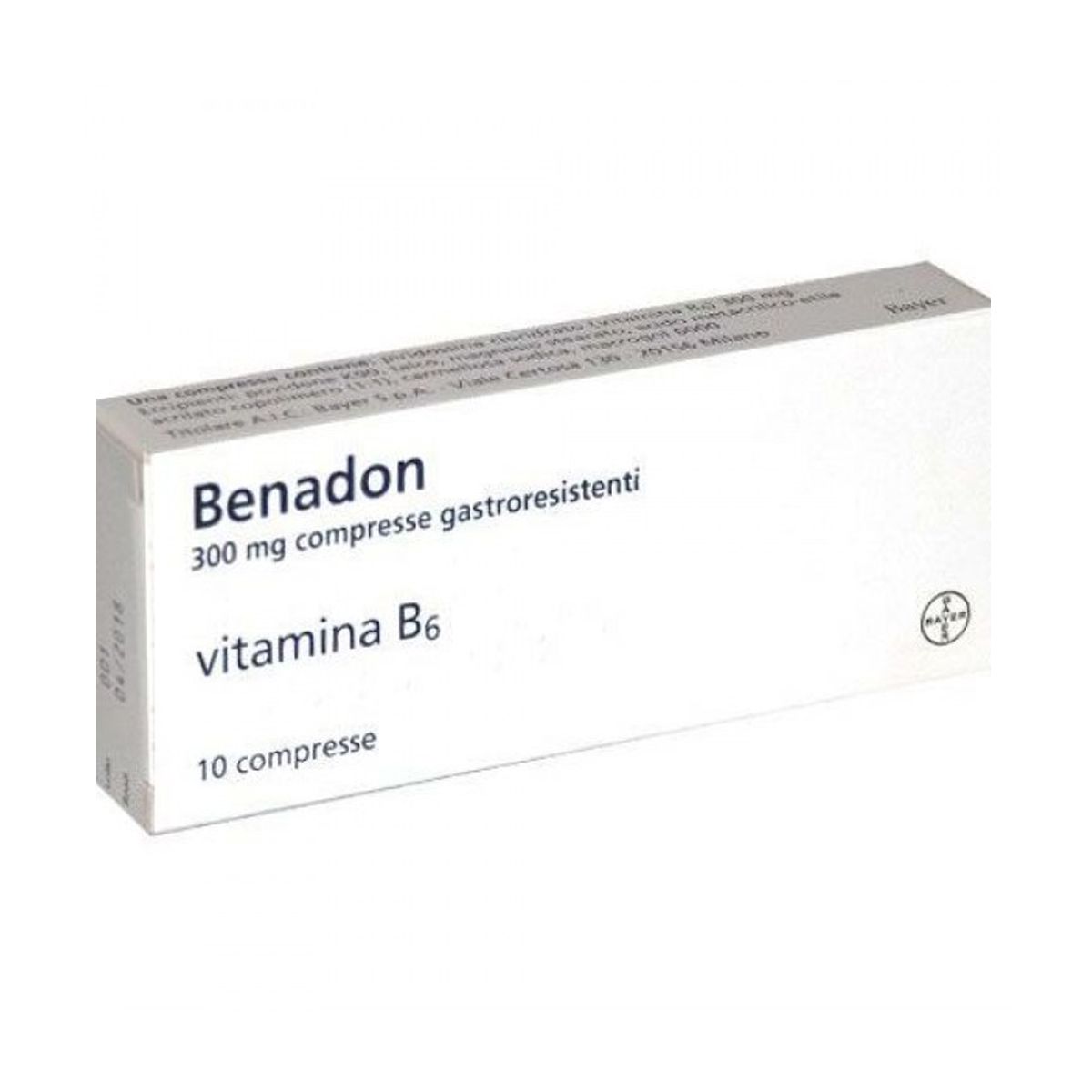 Benadon 300mg Vitamina B6 10 Compresse