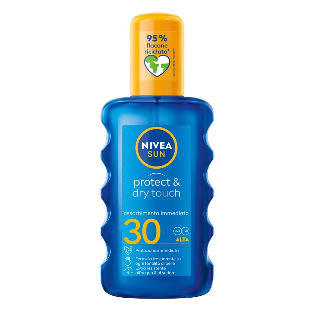 Nivea Sun Spray Solare Protect E Dry Touch Fp30 200ml