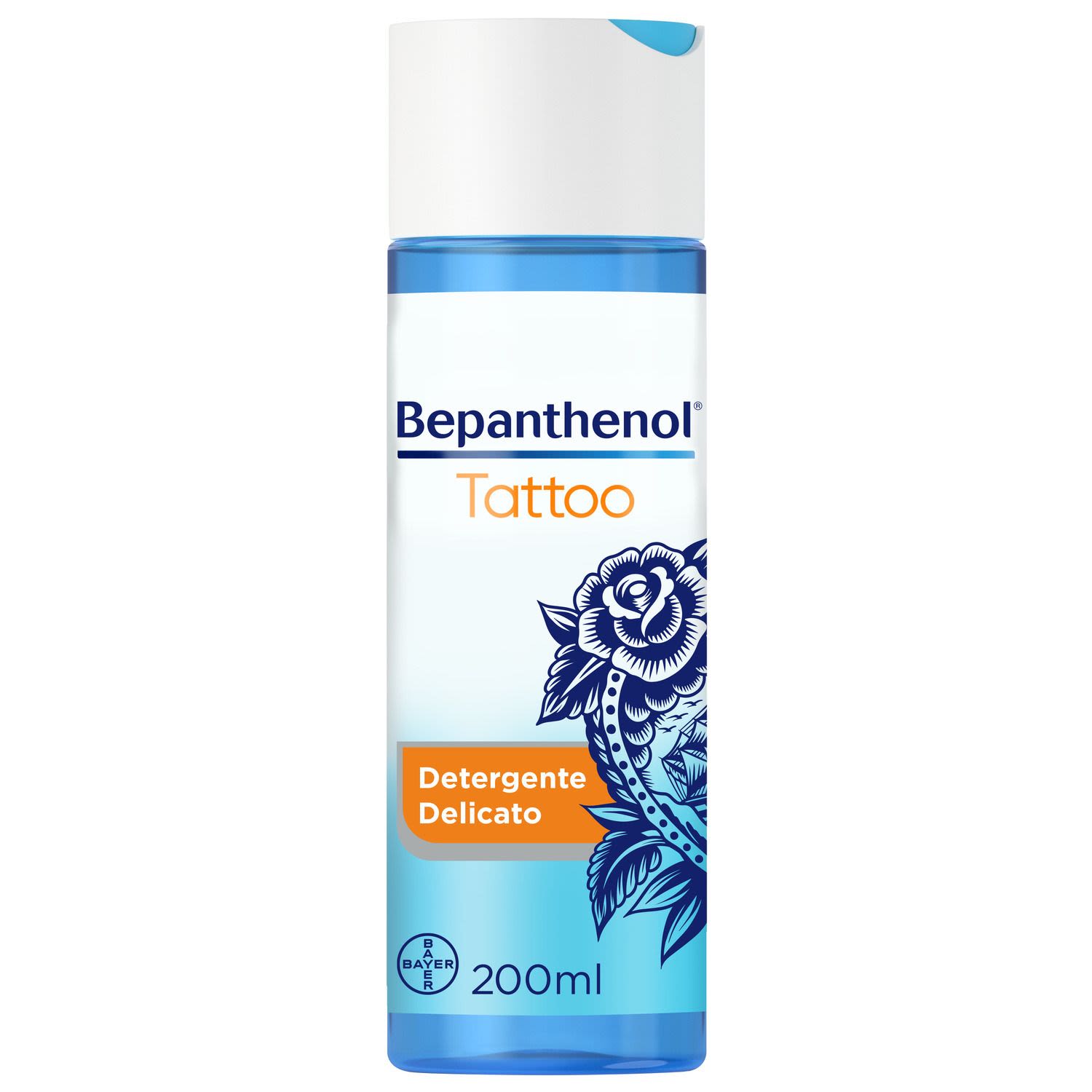 image - 983773615 - Bepanthenol Tattoo Detergente Delicato per Tatuaggi con Pantenolo per la cura del Tatuaggio 200ml - 4709541_2.jpg