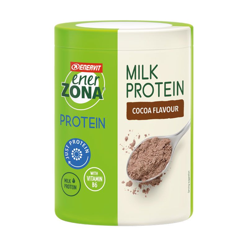 Enervit Enerzona Milk Protein Gusto Cacao Flavour Integratore Proteine 230g