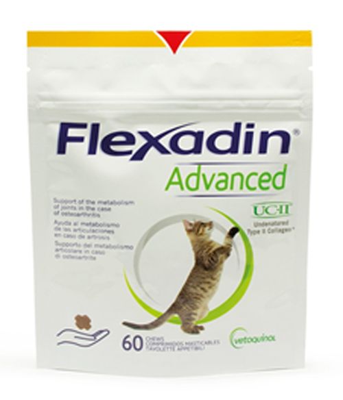 Flexadin Advanced Mangime Gatto Tutte Taglie Busta 60 Tavolette Appetibili