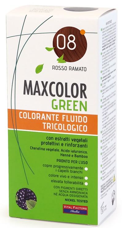 Maxcolor Green 08 Rosso Ramato 75ml + Balsamo 15ml