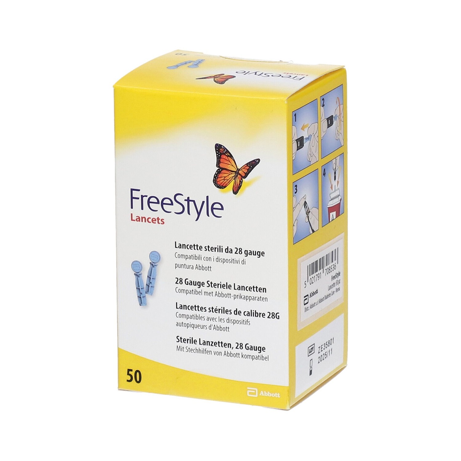 image - 913769511 - LANCETTE PUNGIDITO FREESTYLE GAUGE 28 50 PEZZI - 7848869_2.jpg