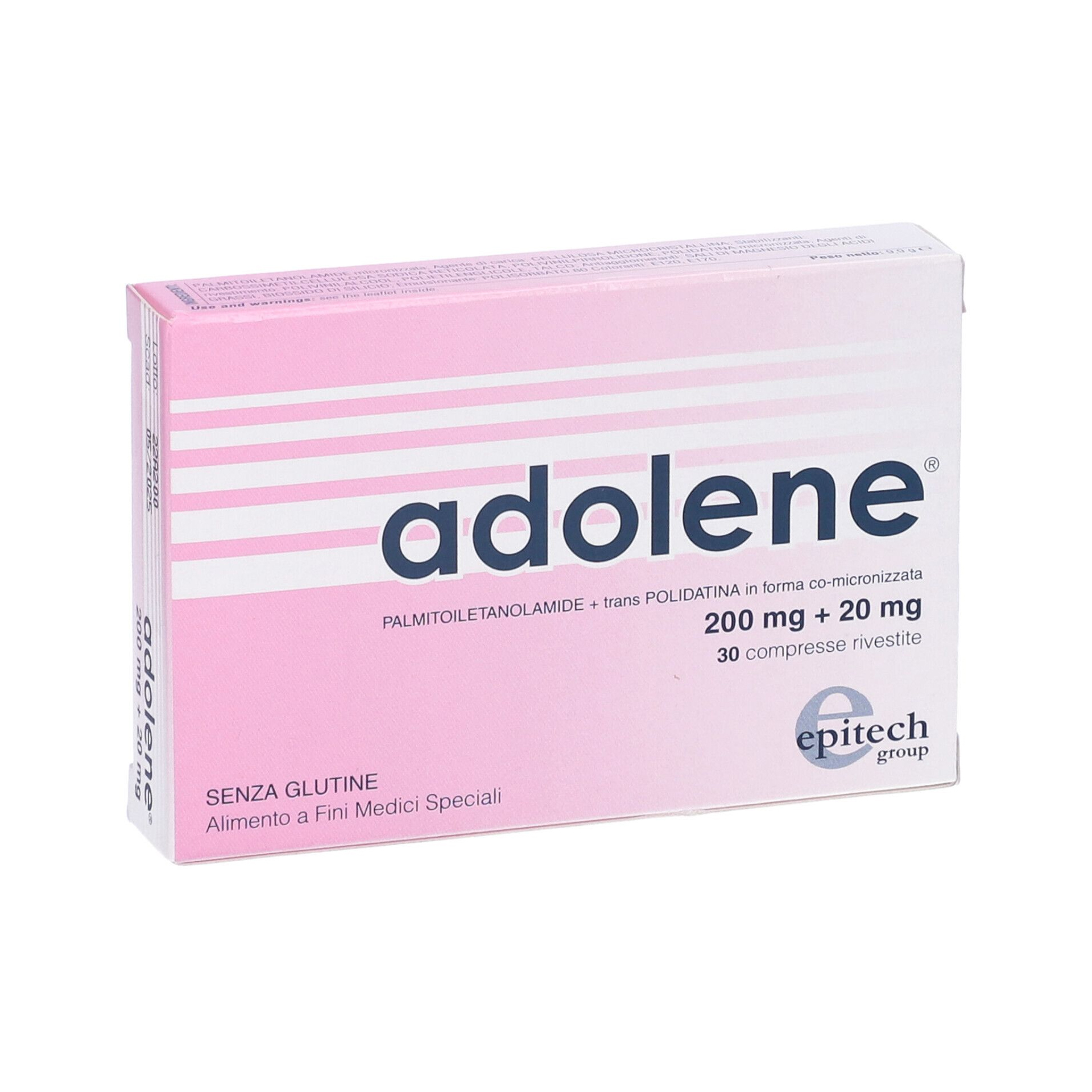 Epitech Adolene 200mg + 20mg 30 Compresse