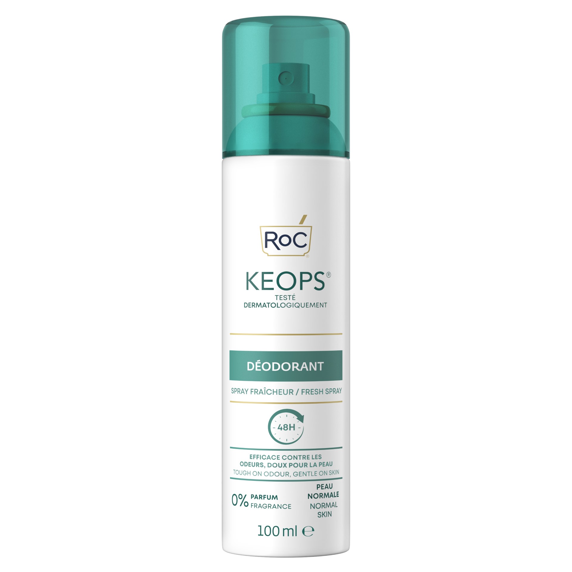 Roc Keops Deodorante Spray Fresco 48h 100ml