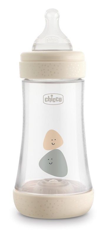 Chicco Biberon Perfect 5 Unisex In Silicone Con 2 Fori 240ml