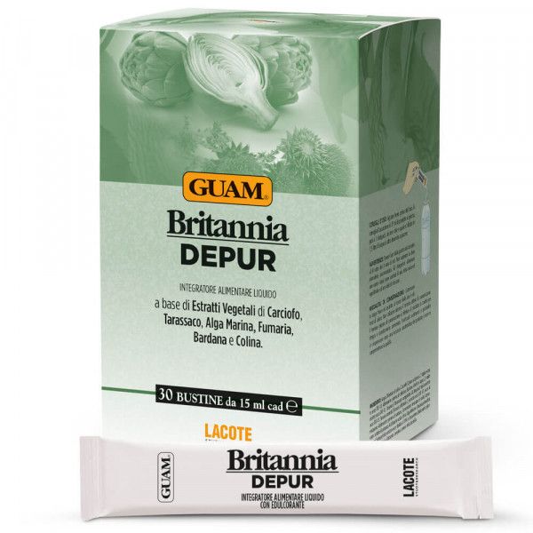 Guam Britannia Depur Integratore 30 Bustine 15ml