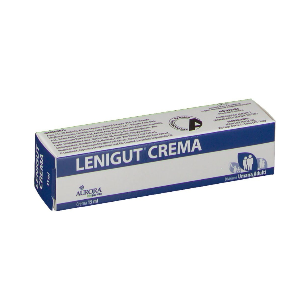 image - 933914982 - Lenigut Crema è un dispositivo medico indicato per il trattamento di irritazioni cutanee e mucosali nella zona anale e perianale, alleviando sintomi come prurito, bruciore, rossore, gonfiore e dolore. - 7875341_1.jpg