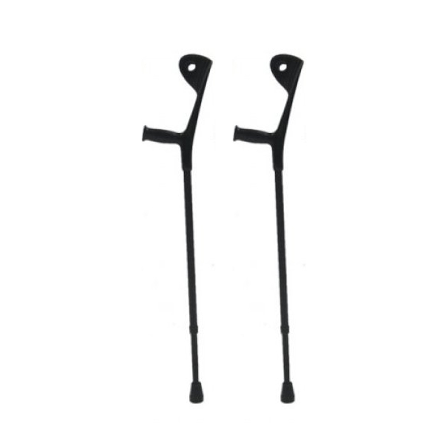 image - 908925264 - Stampella in lega leggera, regolabile in altezza, senza ammortizzatore, per supportare la deambulazione. - 7868353_2.jpg