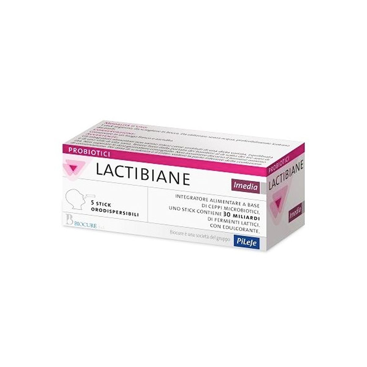 Lactibiane Imedia Integratore Fermenti Lattici 5 Stick Orodispersibili