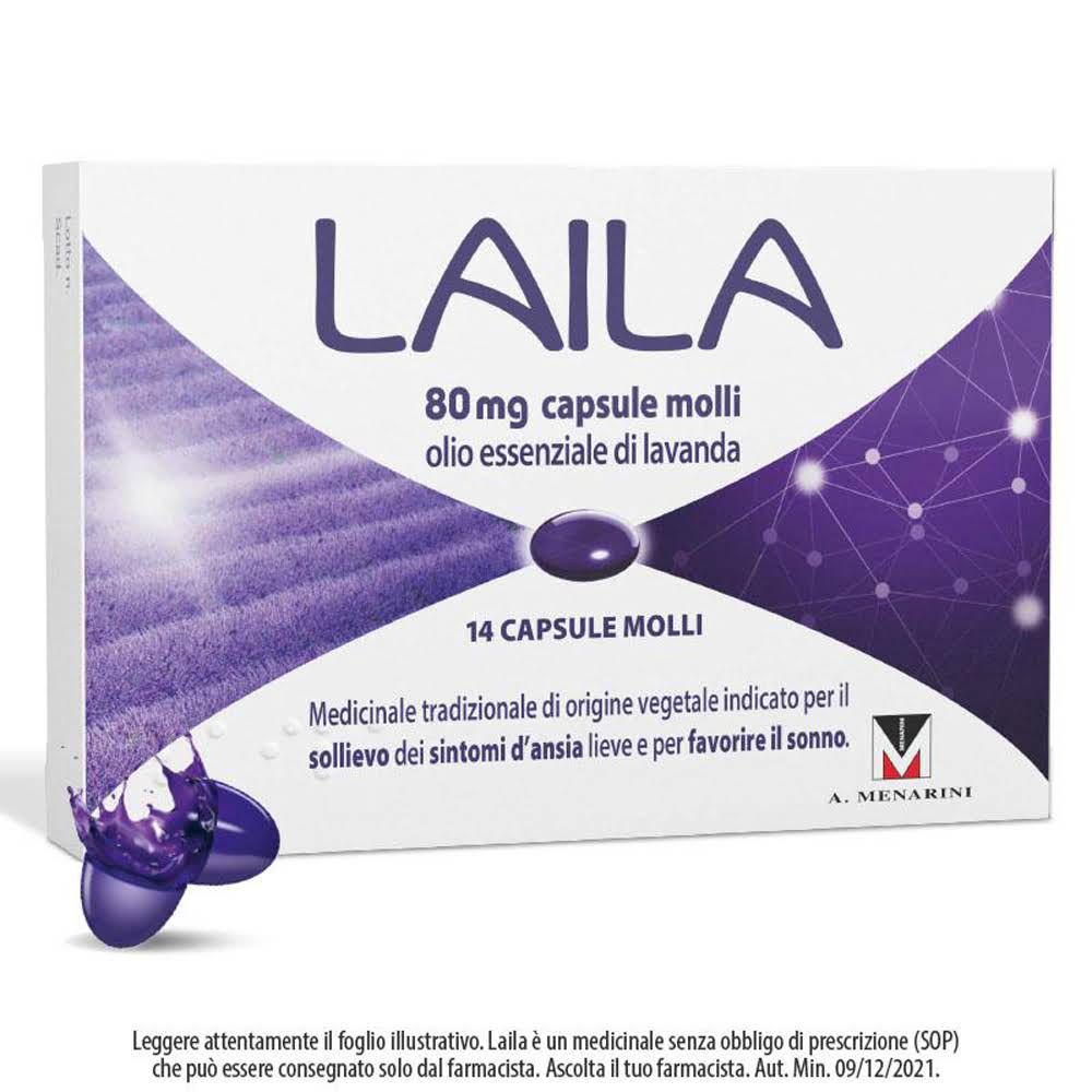 Laila Per Ansia Lieve 14 Capsule Molli