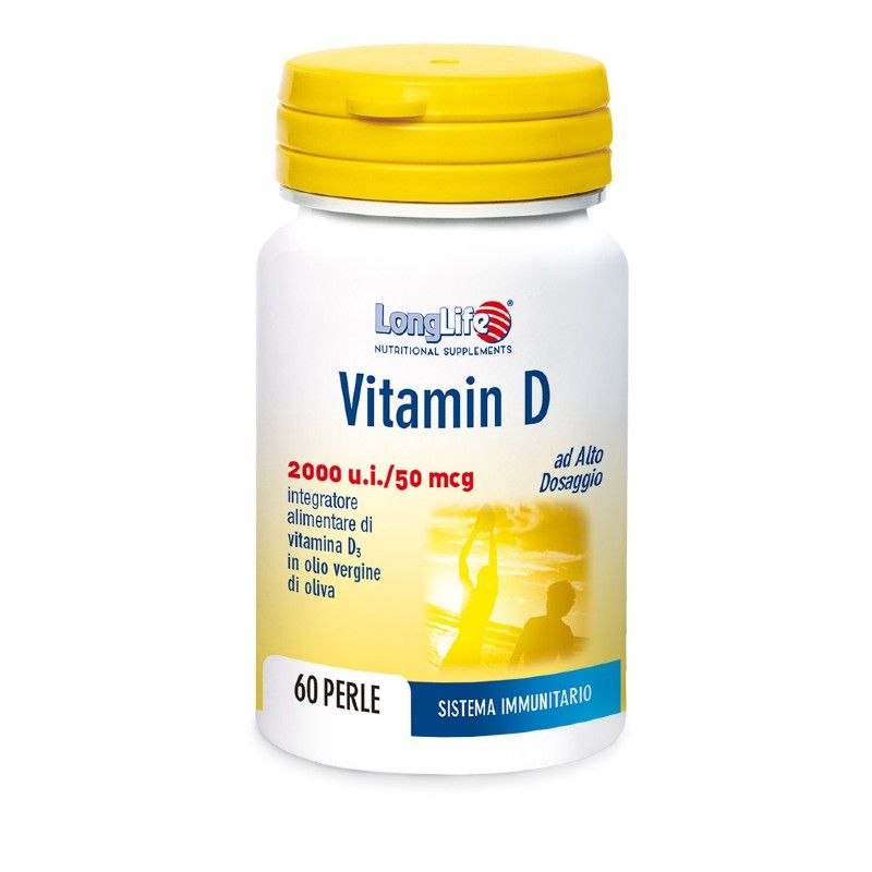 Longlife Integratore Di Vitamina D 2000ui 60 Perle