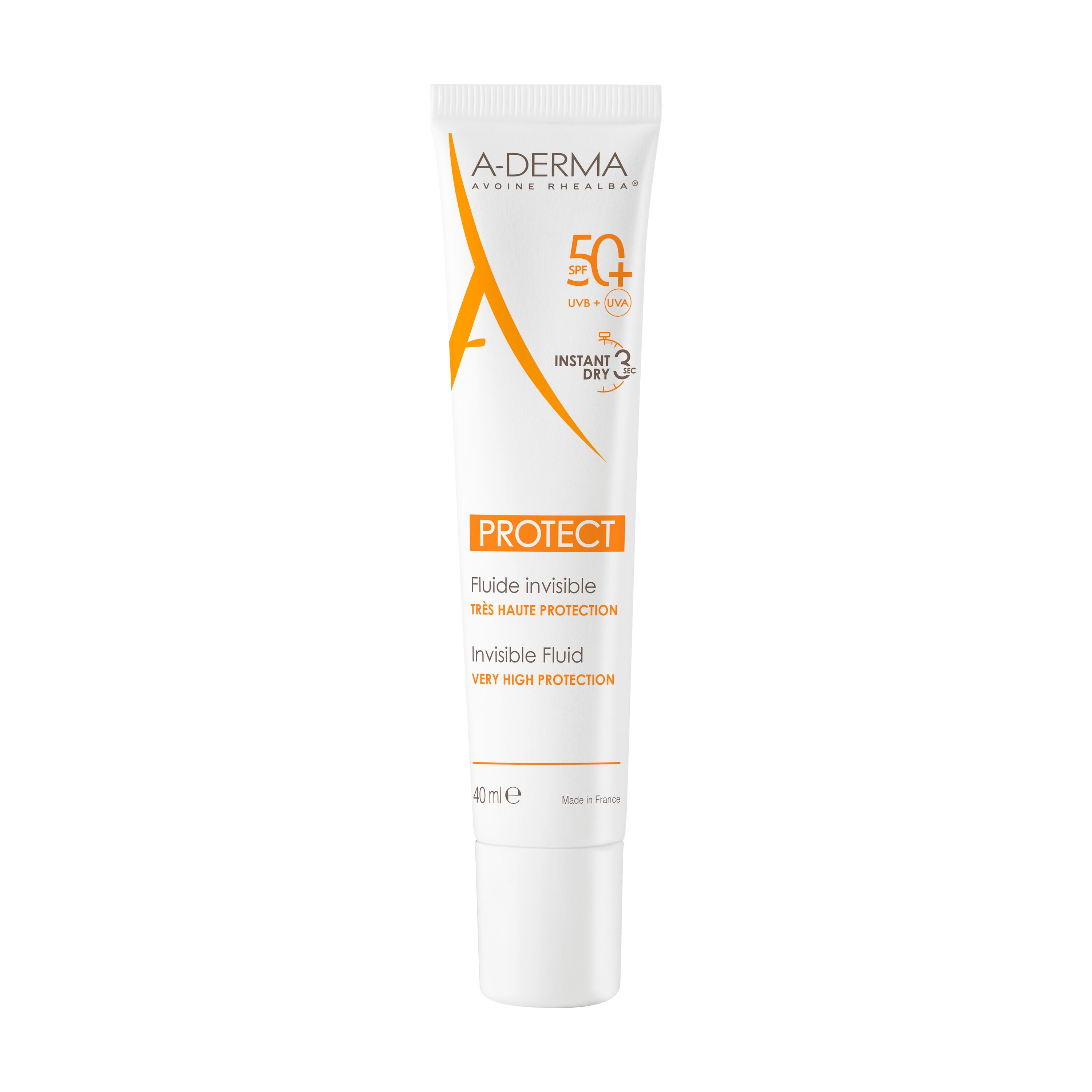 A-derma Protect Fluido Invisibile SPF 50+ 40ml