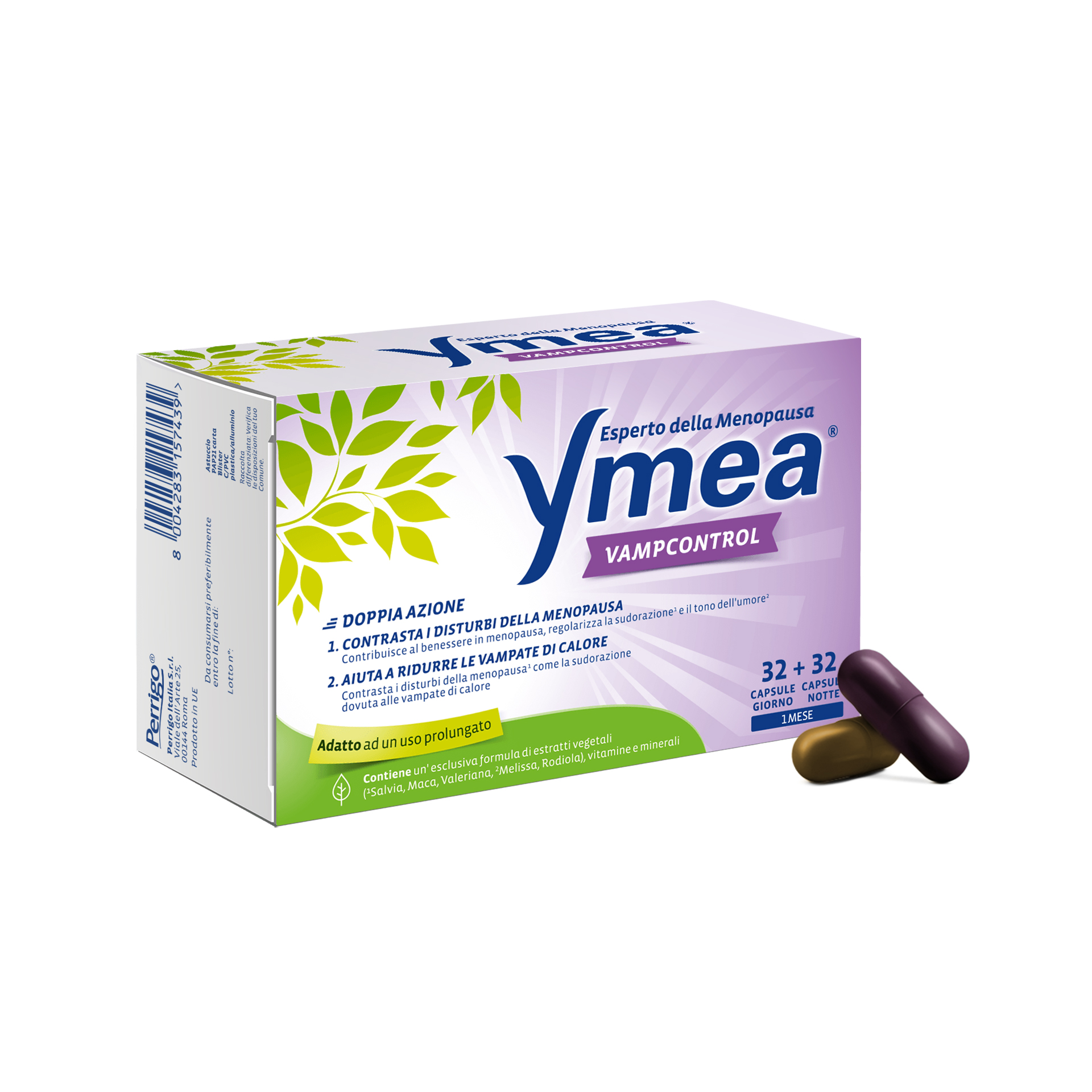 Ymea Vampcontrol Integratore Menopausa 64 Capsule