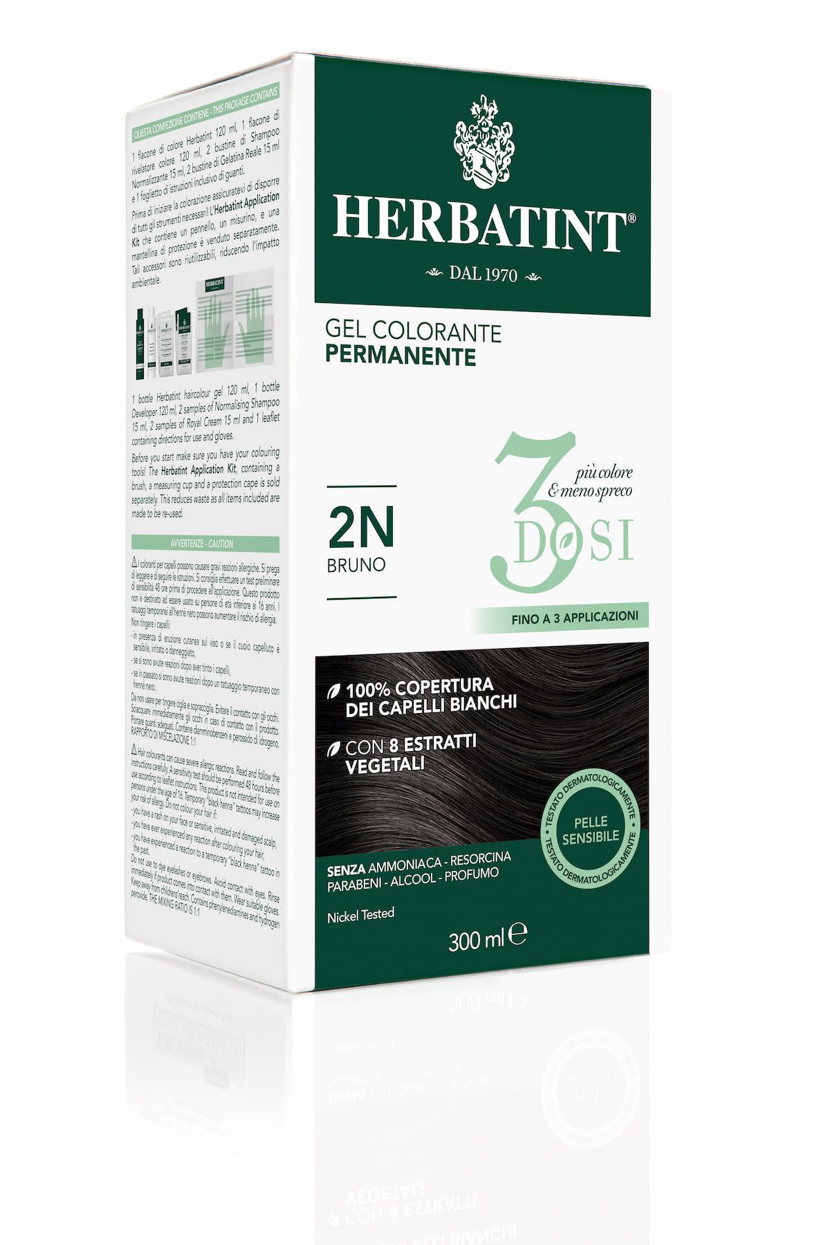 975906660 - Herbatint Gel colorante permanente 3 dosi 2N bruno 300ml - 4732907_2.jpg