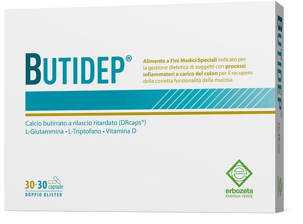 Erbozeta Butidep Doppia Capsula Mucosa Colon 30+30 Capsule