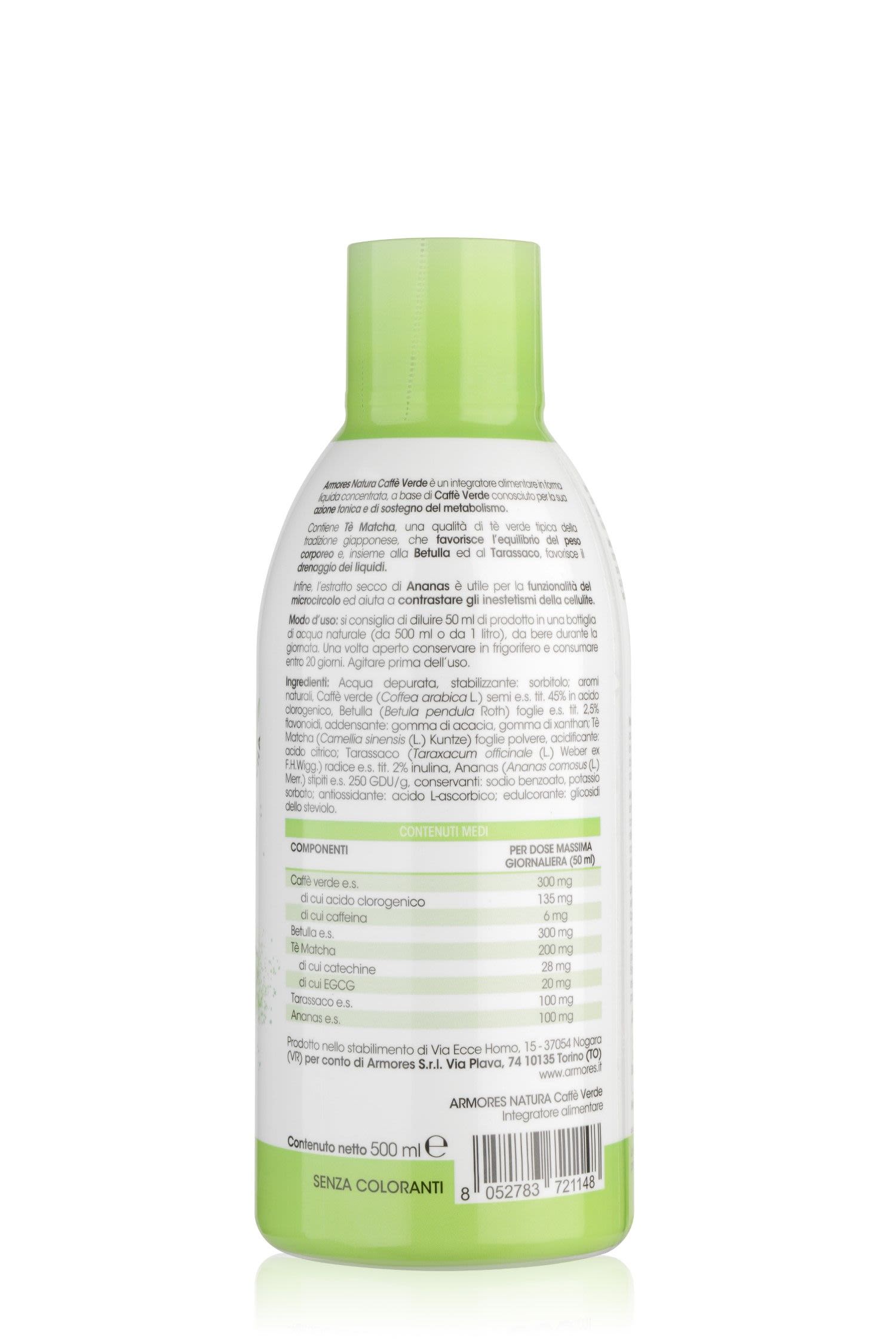 image - 948002718 - ARMORES NATURA CAFFE' VERDE 500 ML - 4727080_4.jpg