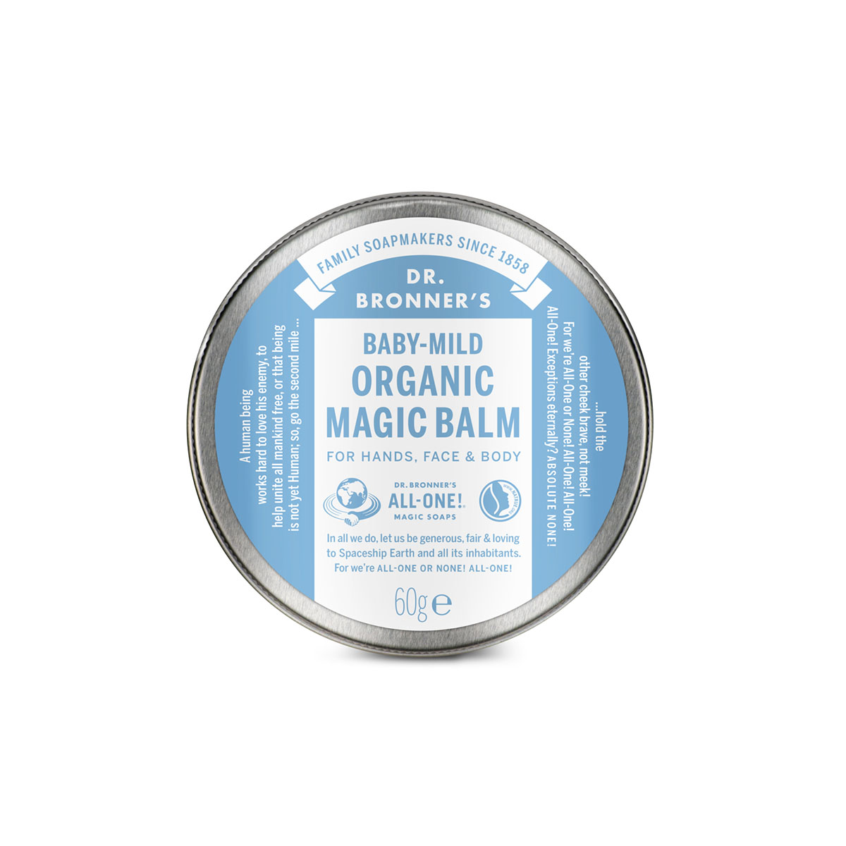 Dr. Bronner's Unscented Organic Magic Balm 60g