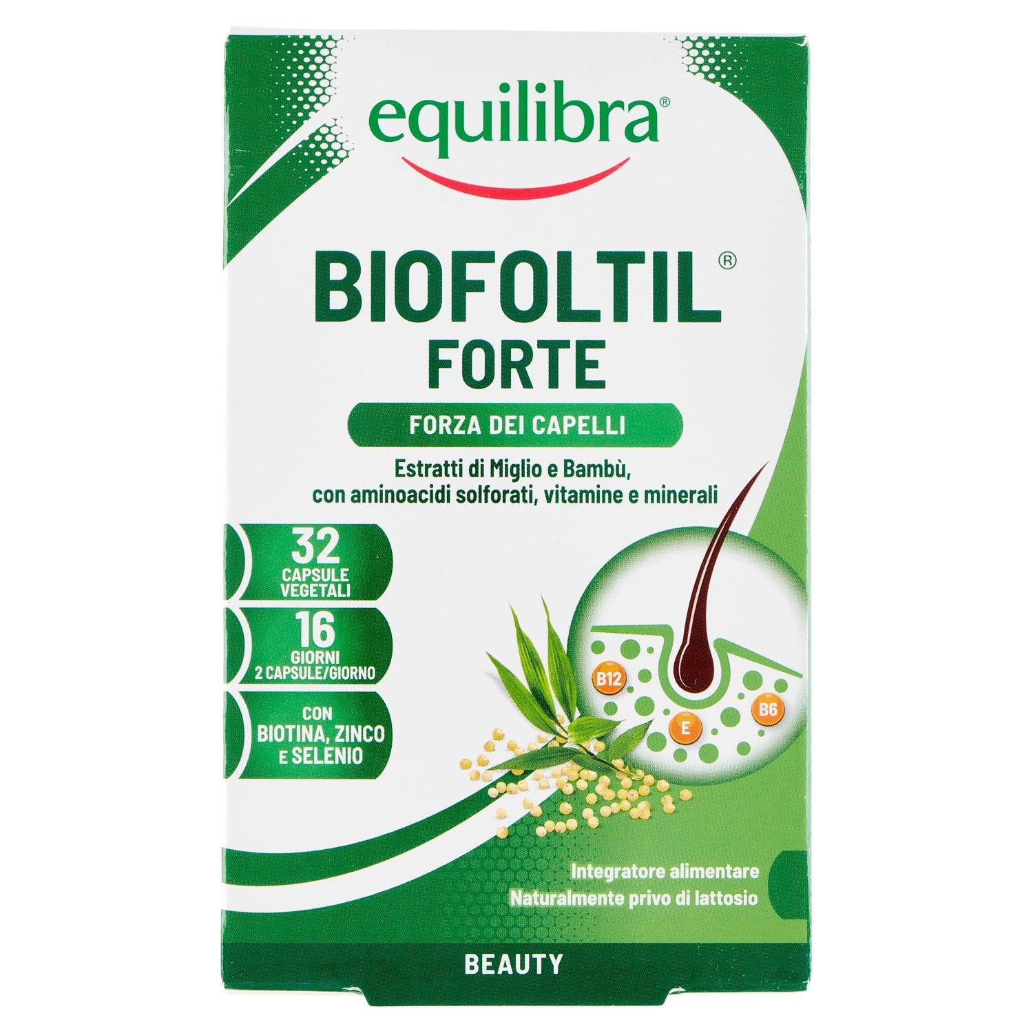 Equilibra Biofoltil Forte Integratore Capelli 32 Perle