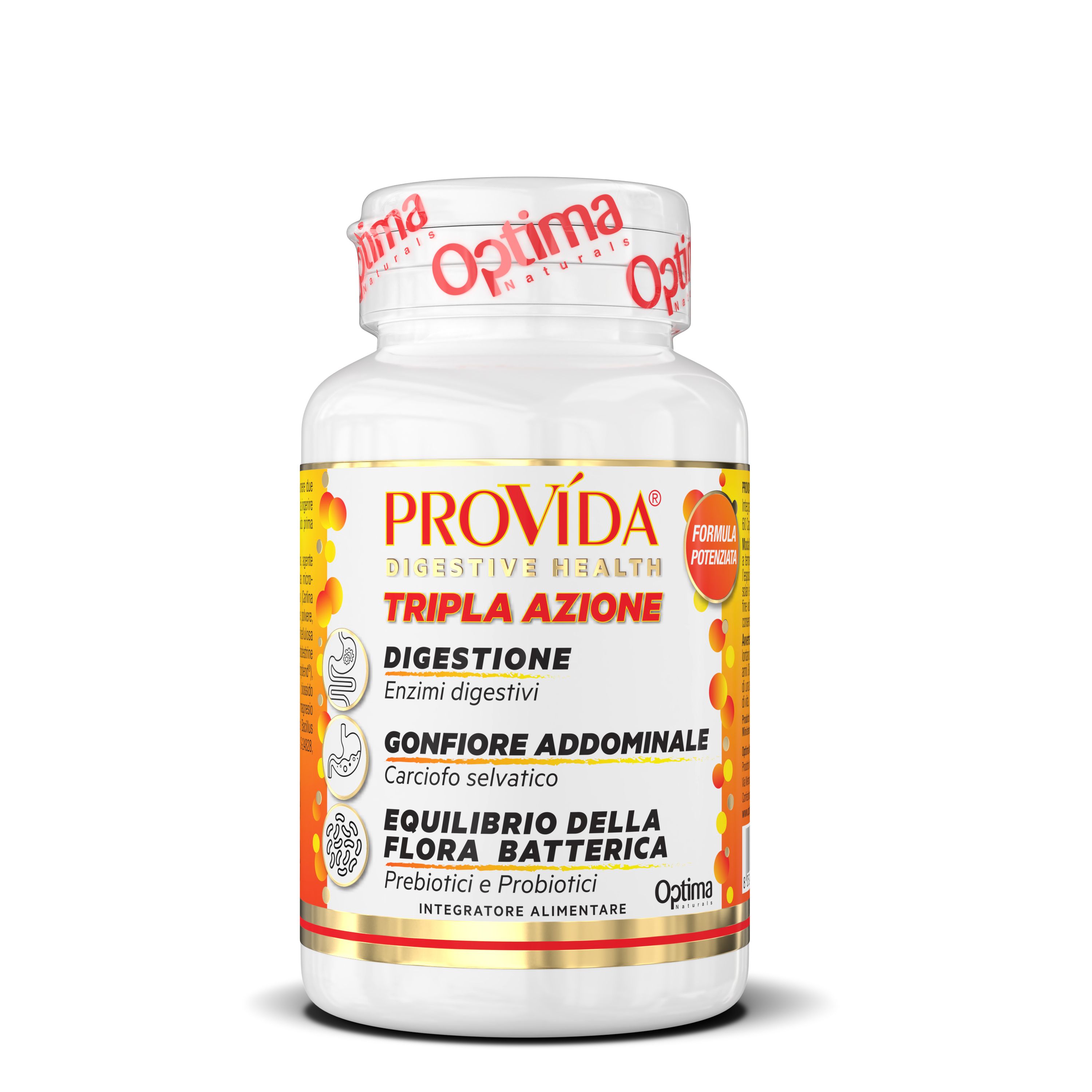 Provida Tripla Azione integratore salute intestinale 60 Capsule Vegetali