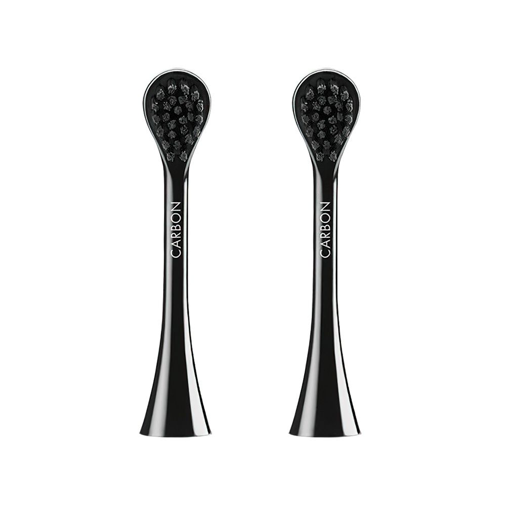 Curaprox Black Is White Testine Di Ricambio Carbon Duo 2 Pezzi