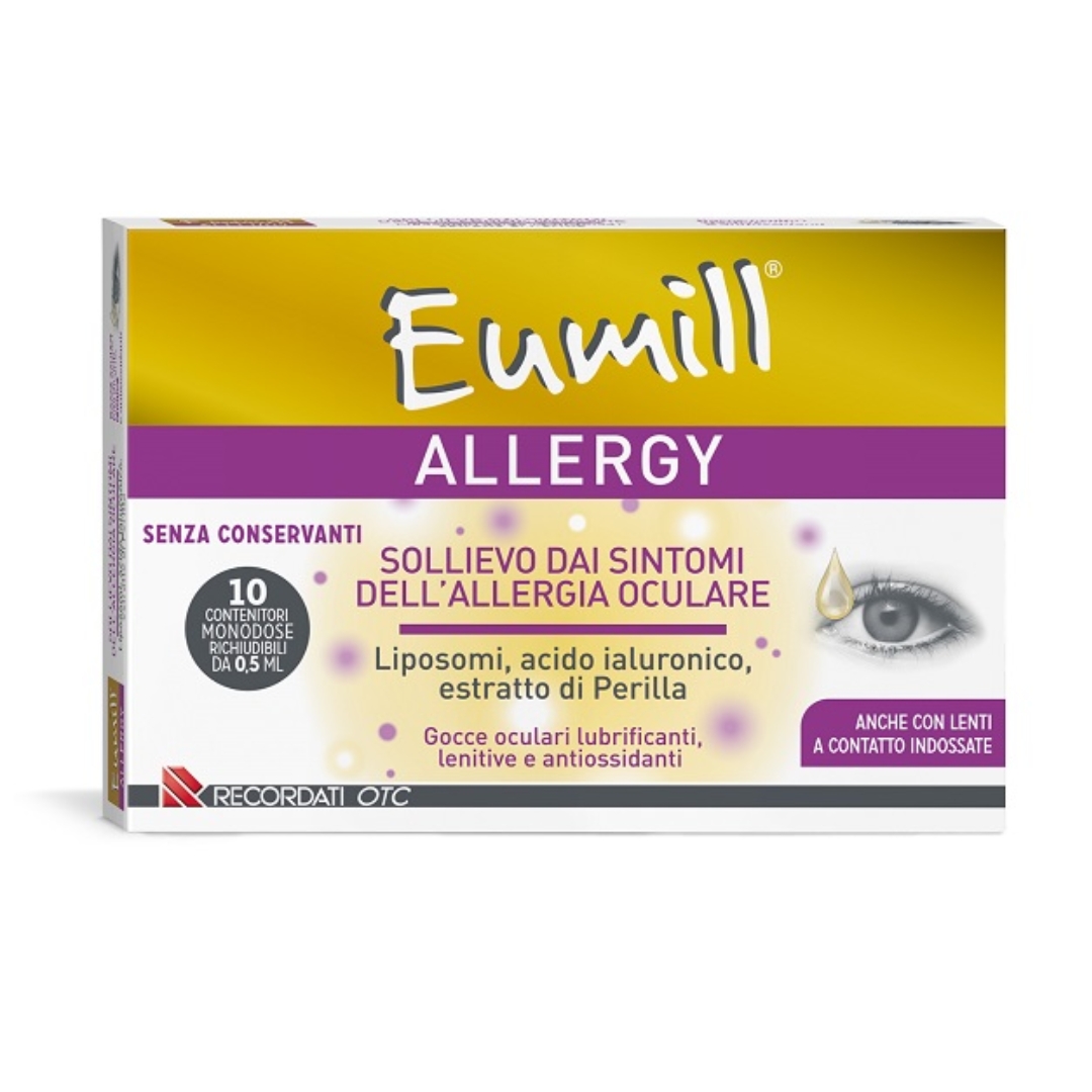 Eumill Allergy Gocce Oculari Lenitive Per Allergie Agli Occhi 10 Flaconcini