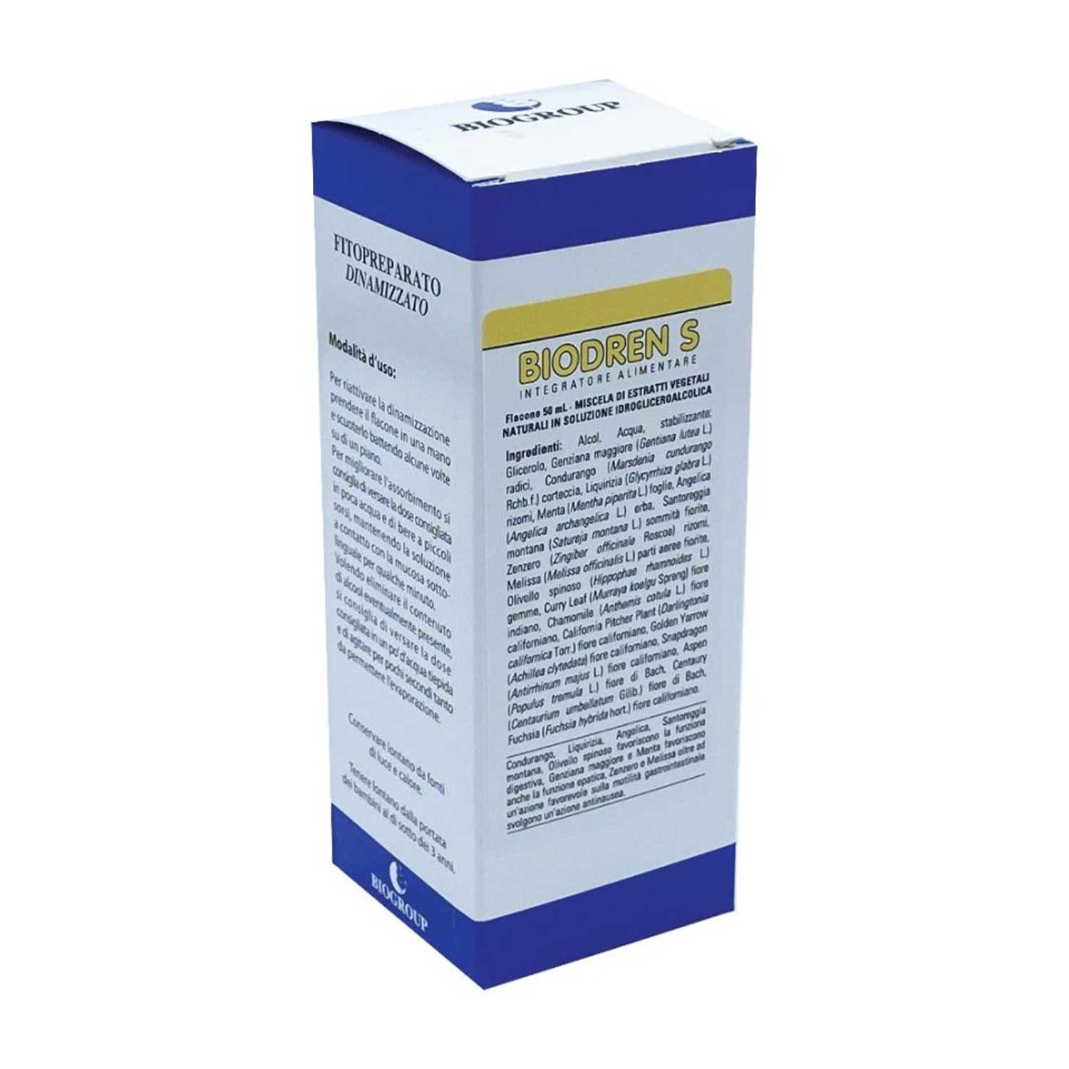 Biodren S Soluzione IdroAlcoolica Integratore 50ml