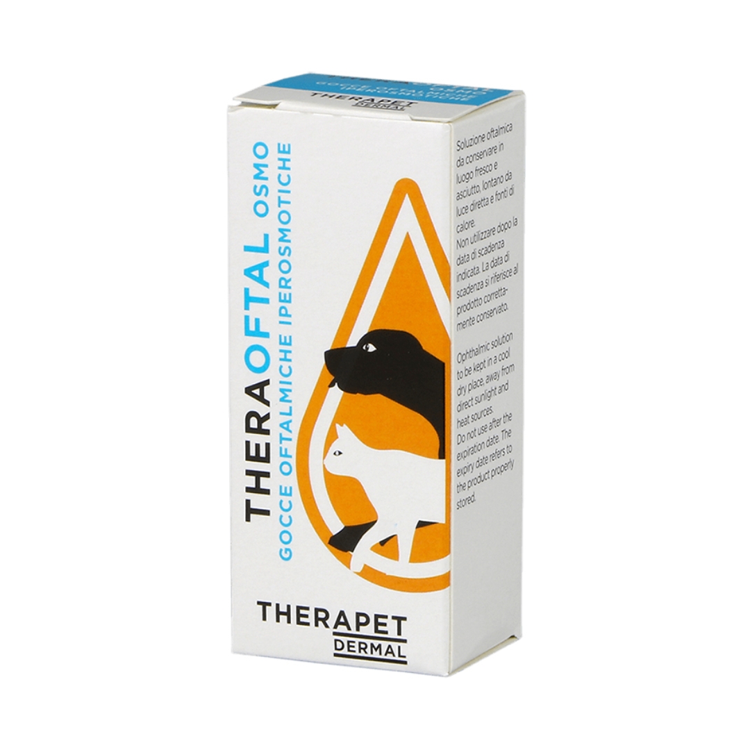 Therapet Dermal Theraoftal Osmo Gocce Oftalmiche Iperosmotiche Cani E Gatti 10ml