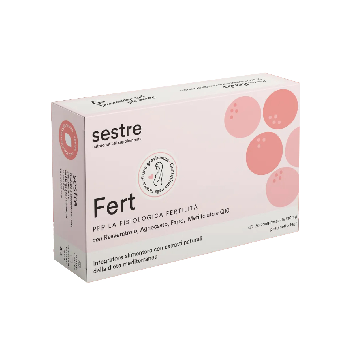 Fert Donna Integratore Fertilità 30 Compresse