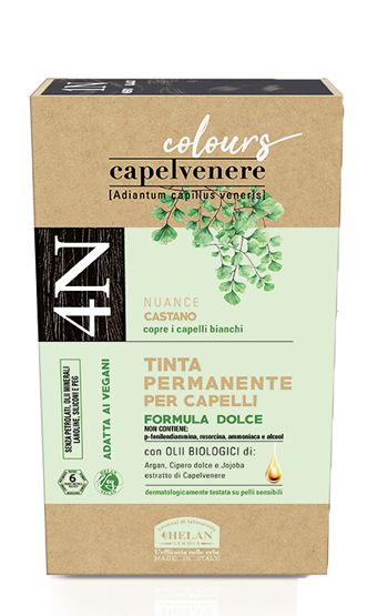 Helan Capelvenere Colours Tinta Capelli Permanente 4n Castano