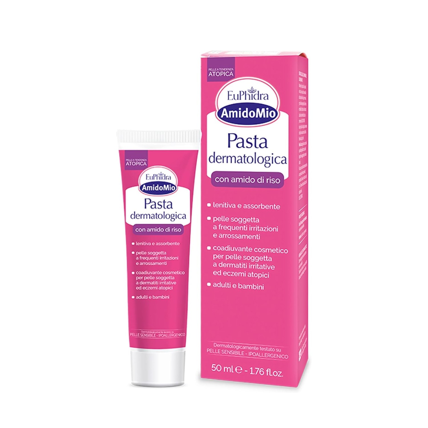 image - 906940731 - Pasta dermatologica da 50ml con amido di riso, ossido di zinco e talco, lenisce arrossamenti e irritazioni cutanee. - 6940738_2.jpg