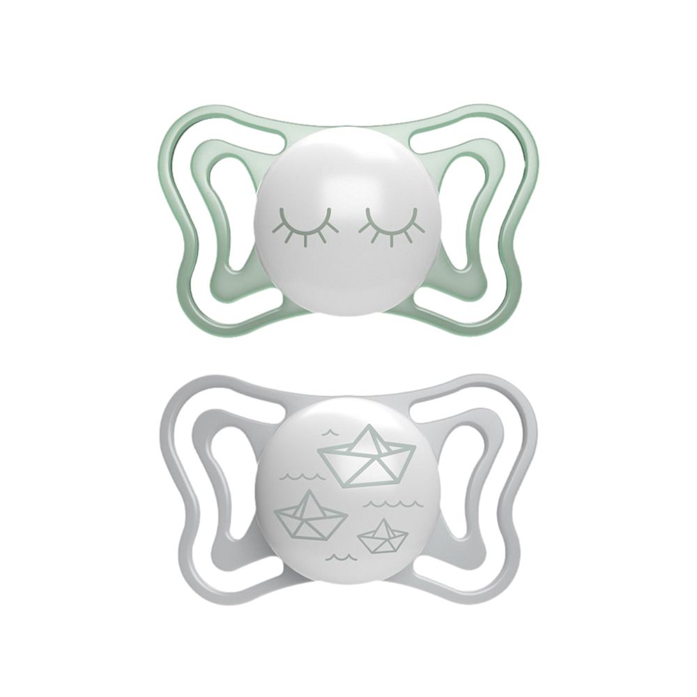 image - 984910455 - Il succhietto Chicco Succhietto Light Lumi Silicone è progettato per bambini dai 16 ai 36 mesi, con una forma ergonomica che favorisce lo sviluppo orale e la respirazione fisiologica. - 4710572_2.jpg