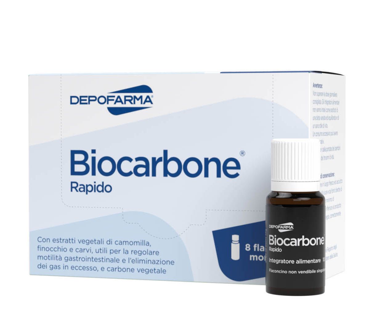 Biocarbone Rapido 8 Flaconcini