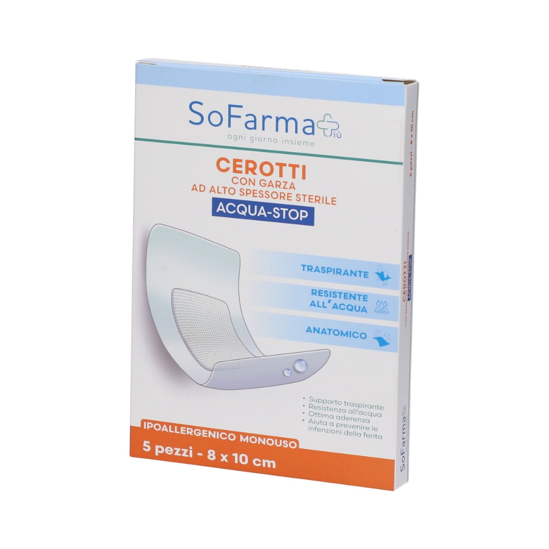 image - 986718791 - CEROTTO ACQUASTOP 10X7,5 CM 5 PEZZI SOFARMAPIU' - 0005558_1.jpg